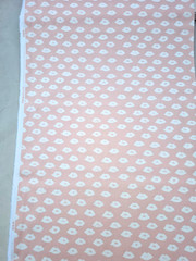 LIPS BALLET Blush Pink with Lips Indoor or Outdoor Fabric Cotton BTY Novogratz