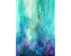 Northcott – Coral Reef – 108″ Full Width Wide Backing – Turquoise/Multi, BTY