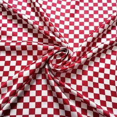 58” Wide By Yard Geometric Chessboard Plaid Satin Fabric Silky Charmeuse Satin