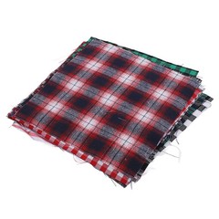 20pcs Plaid Fabric Rich Bright Colors Soft Breathable For DIY Projects Cotton Fa