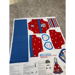 Vintage Daisy Kingdom Raggedy Ann Hearts & Flowers Jumper Bodice Fabric 4385