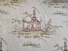 PINDLER & PINDLER ‘Meiling’ Garden Chinoiserie Damask Fabric Upholstery Per Yard