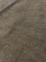 Gambiered Silk Linen Denim Fabric Natural Dye Mud Silk By Half YARD 45momme