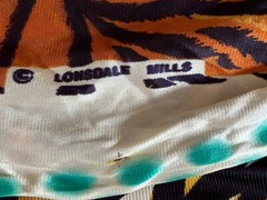 VINTAGE Animal Print Fabric Tiger Print Leopard Print Fabric Lonsdale Textile