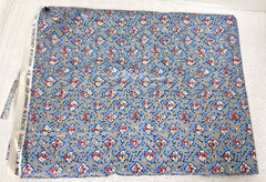 1981 Atelier Original Pink Blue Taupe Floral Fabric 37 x 39 inch Plus