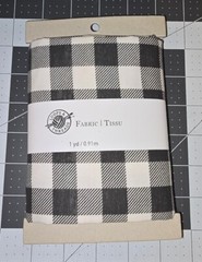Loops & Threads fabric 1 yard of cotton fabric Black & White