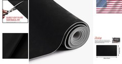 Durable Black Suede Headliner 79″ x 60″ – Versatile Foam Fabric for DIY Projects