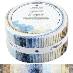 Jelly Roll Fabric Strips for Quilting, Crafting, and Sewing, 40 Strip Assorted B