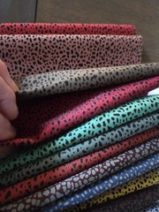 BOUSSAC FRANCE Fabric Lot/100% cotton/Remnant 8×6 Sewing/Craft/Hobby/13pc/lot B1