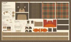 Moda THE GREAT OUTDOORS quilt fabric Multi 20887 11 Panel 36″ x 60″