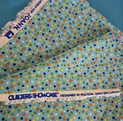Blue Pink Purple Speckled Cotton Fabric 1 3/8 Yards Joann Quilting Sewing Crafts