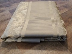 Damask Jacquard Champagne, Gold Brocade Chair, Upholstery Fabric 112”L x 116″W