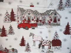 Blank Quilting Tana Mueller Christmas “WESTERN GREETINGS” Cotton Fabric SBTYX