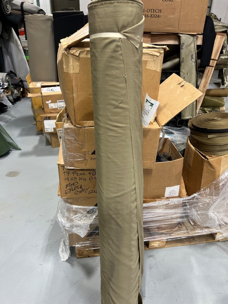 70D Nylon Pack Cloth Fabric Tan 499 DWR Water Repellent Spec USA 10 yard Cut