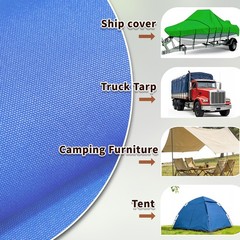 1200D Heavy Canvas Outdoor Fabric by The Yard Waterproof Multi-Color/Length