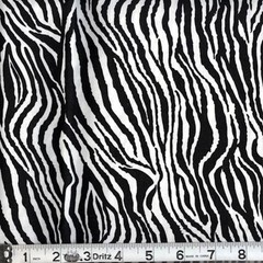 2 yds ZEBRA STRIPE Animal 100% Cotton Fabric EXOTIC
