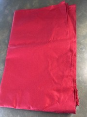 Red Cotton Sateen Fabric 44×72 Shiny Stiff Holiday Dress Costume Craft Metallic