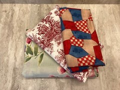 Fabric – 3 Different Patterns – 1 yard or more each – Great for crafts/Sewing