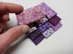 Dollhouse Miniatures 1:12 Scale Mini Fabric Bolts – pack of 10