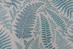 CHIVASSO CURTAIN FABRIC DESIGN “Botanical Garden” 3.1 metres TEAL CH2666/050