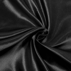 Eliza BLACK Shiny Heavy Bridal Wedding Satin Fabric by the Yard – 10009