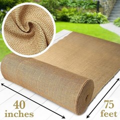 Natural Jute Burlap Fabric Roll Heavy Duty Eco-Friendly DIY Gardening Decor New