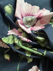 Authentic Oscar de la Renta luxury dress Fabric. Made in Italy