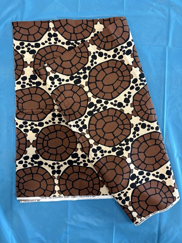 Alexander Henry Fabrics Collection Turtle Bay 2.5 Yards x 44 Inches Brown Black