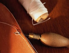 Waxed Thread, 328 Yards 150D 1MM Leather Sewing Thread for Beige #002