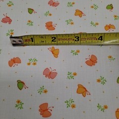 VTG Springs Industries Lightweight Cotton Blend Butterfly Fabric 45×108 Inches