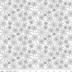 Spider Webs in White | Seasonal Basics (2026) | Riley Blake