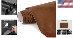 17×70 Inch Dark Brown Suede Wrap – Ideal for Car and Home Interiors