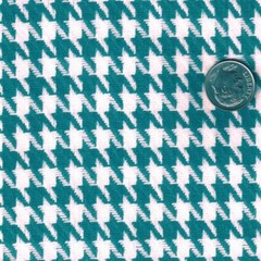 ACRYLIC JACKET PRE-YARN DYED FABRIC VINTAGE HOUNDSTOOTH CHECK BLACK WHITE 44″W