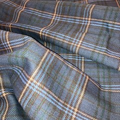 Ralph Lauren Wool Blend Plaid Jaybird Fabric, One Yard