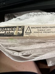 Hancock’s White Lace Fabric 54″ W Polyester French Floral New