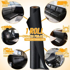 Marine Vinyl Upholstery Faux Leather: Meneng 3 Yard Roll Heavy Duty Boat Seat…
