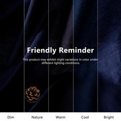 NSGZ Linen Fabric by The Yard, 61 Inch Wide Navy Blue Blend Cloth, 60% Linen …