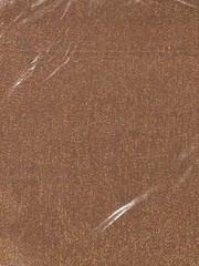 Copper Orange African sego Damask/ Metallic Headtie, Fabric