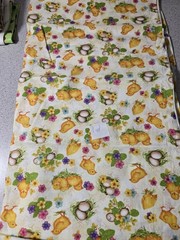 Lot Of 9 Animal Fabric Mix 10.5 Yards Vintage 1992 Cow Horse Cat Chick Lady Bug