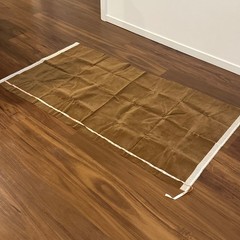 30 x 54.5 inches corduroy stripe fabric remnants