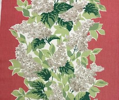 ROBERT ALLEN WINDY CORNER RHUBARB PINK FLORAL VINE EXCLUSIVE FABRIC BY YARD 55″W