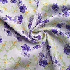 55” Wide By Yards Floral Soft Rayon Viscose Materia Fabric Children