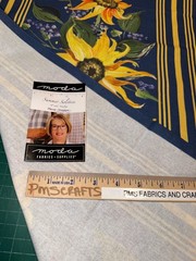MODA 100% cotton toweling fabric Sunflowers 992 361 – 18 in x 36 Summer Solstice