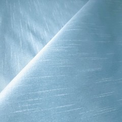 BIPPITY BOPPITY BLUE WHITE TWO TONE FAUX SILK POLY DUPIONI FABRIC 58″ BYTHE YARD