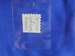 Royal Blue Twill Sewing Fabric 56″w X 3yds Clothing Drapery Quilt Rayon Vintage