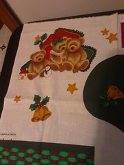 Fabric Panel Holiday Spirit Multicolor With Instructions