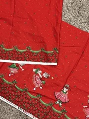 Sweet Ballet Christmas Fabric Border BTY Patty Reed Designs 2004 Laurie Campbell