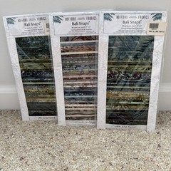 Hoffman Fabrics Bali Snaps Hand Painted Batik 3pcs 5” Precuts 40PC each