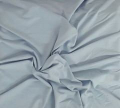 Dusty Blue Pima Cotton Modal Spandex Fabric Jersey Knit By the Yard 7/19