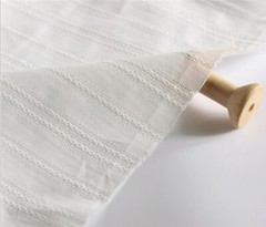 58” Wide Jacquard 100 Cotton Fabric Soft Dress Shirt Children Clothing Material